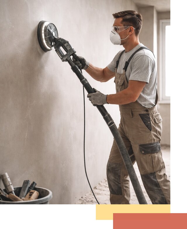 Профессиональная шлифовка стен в Ломоносове быстро и качественно