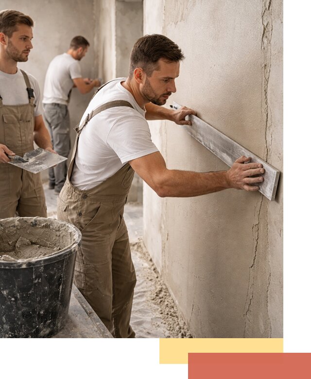 Штукатурка стен без маяков в Ломоносове быстро и качественно