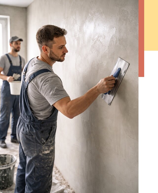 Глянцевание штукатурки стен в Ломоносове от 7684 руб. — услуги и затирка | ОТДЕЛОЧНИК-Лмн