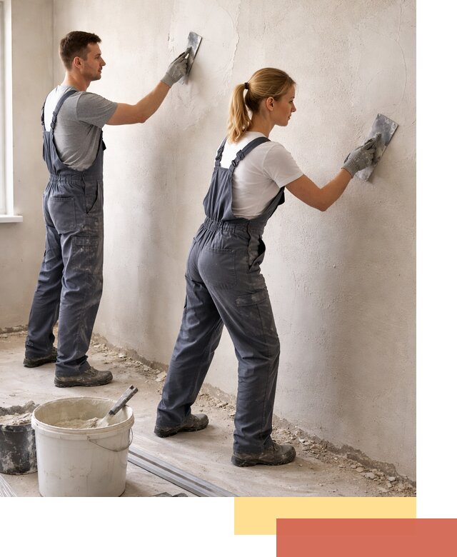 Штукатурка стен под обои в Ломоносове профессионально и быстро