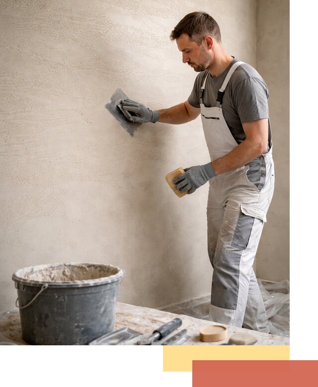 Декоративная штукатурка травертин в Ломоносове для стен и потолков