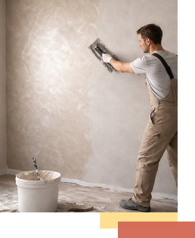 Декоративная штукатурка «Мокрый шелк» под ключ в Ломоносове