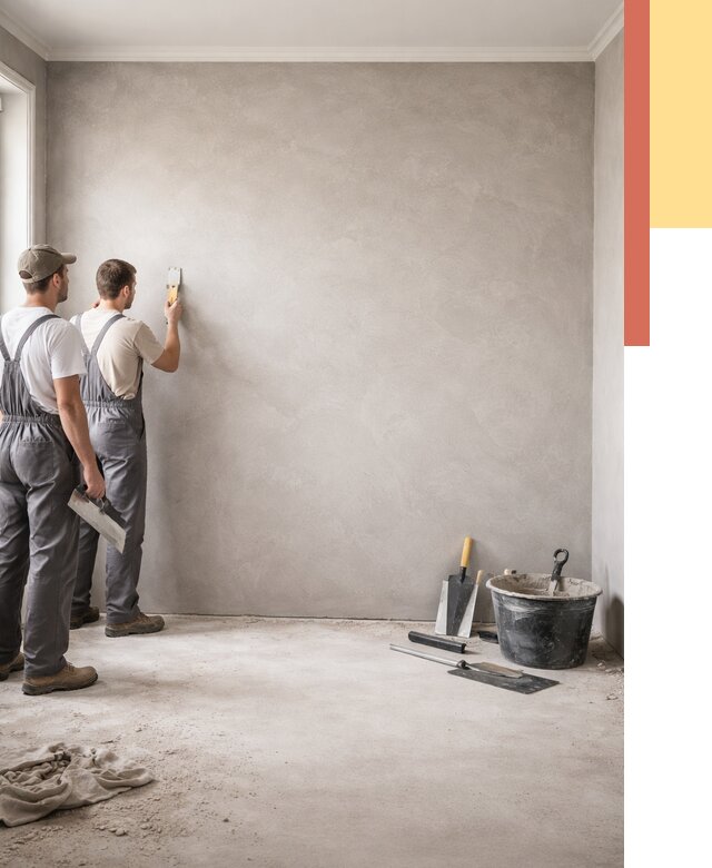 Микробетон на стены в Ломоносове от 1281 руб. — нанесение и отделка | ОТДЕЛОЧНИК-Лмн