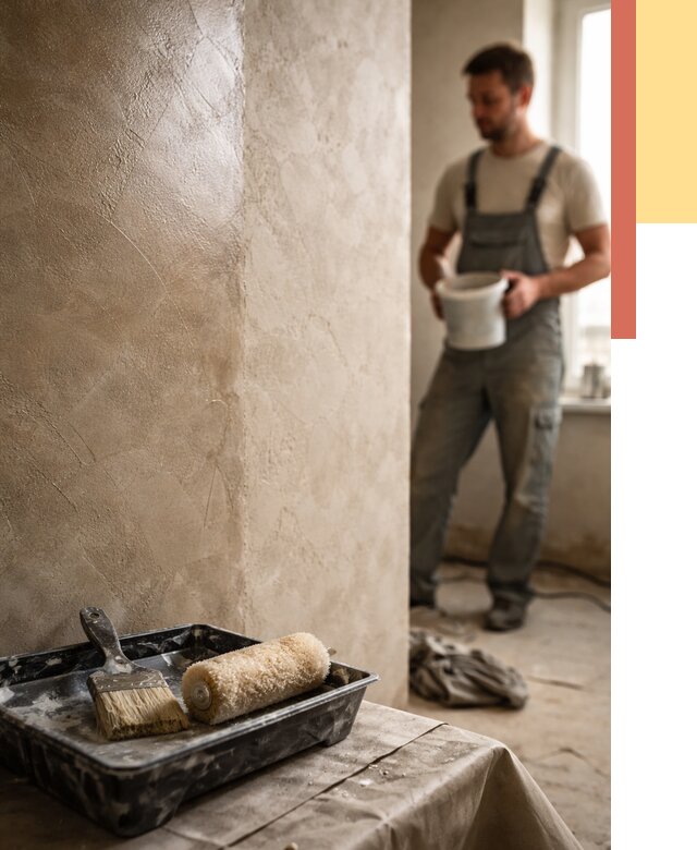 Нанесение воска на штукатурку в Ломоносове от 3586 руб. | Услуги ОТДЕЛОЧНИК-Лмн