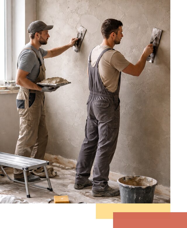 Ремонт декоративной штукатурки и восстановление фактуры в Ломоносове