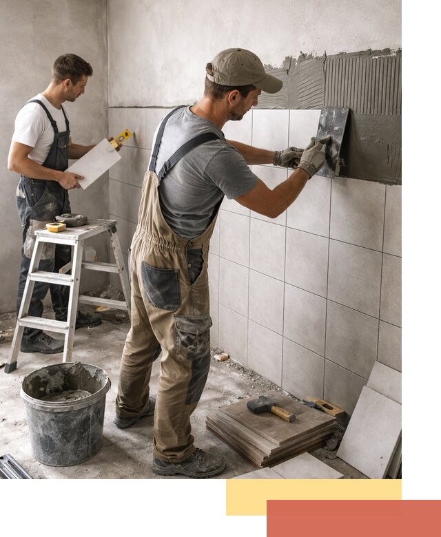 Укладка плитки на стены в Ломоносове профессионально и надежно