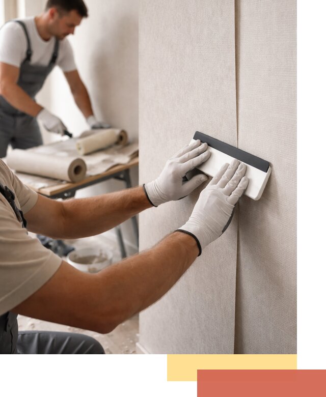 Поклейка обоев под покраску в Ломоносове профессионально и быстро