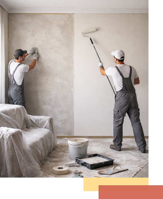 Покраска стен антивандальной краской в Ломоносове