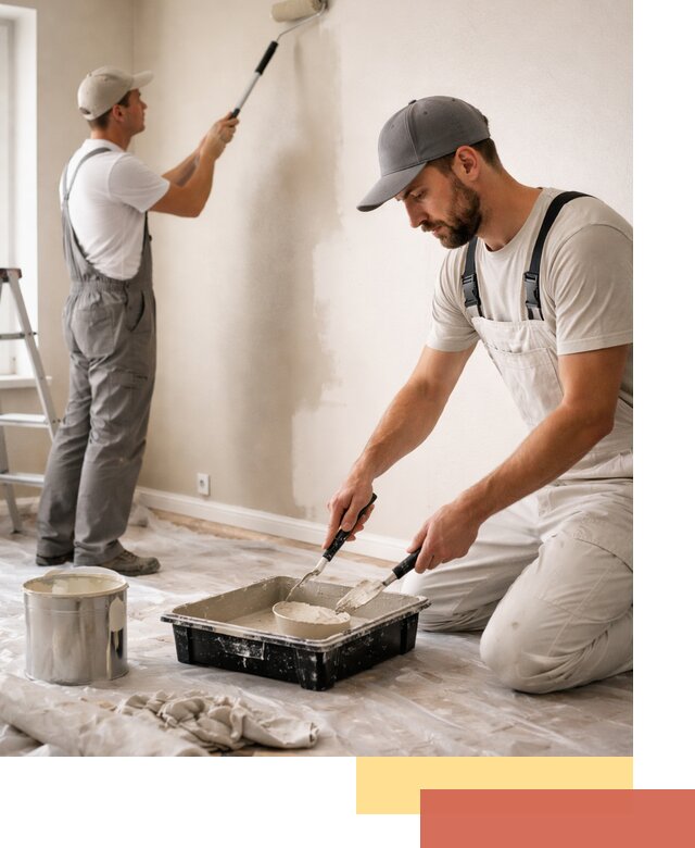 Покраска стен в квартире в Ломоносове — профессионально и аккуратно