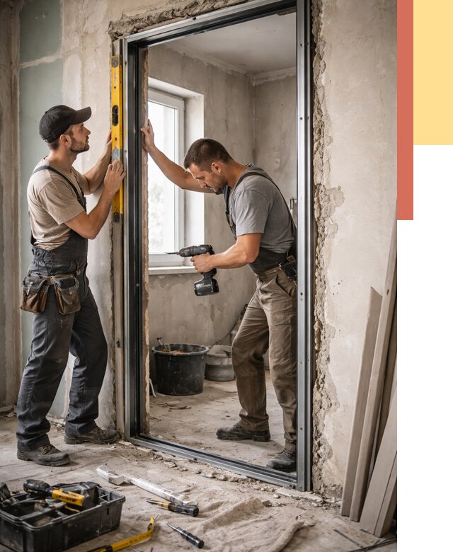 Закладка дверного проема в Ломоносове от 3586 руб. — быстро и недорого | ОТДЕЛОЧНИК-Лмн