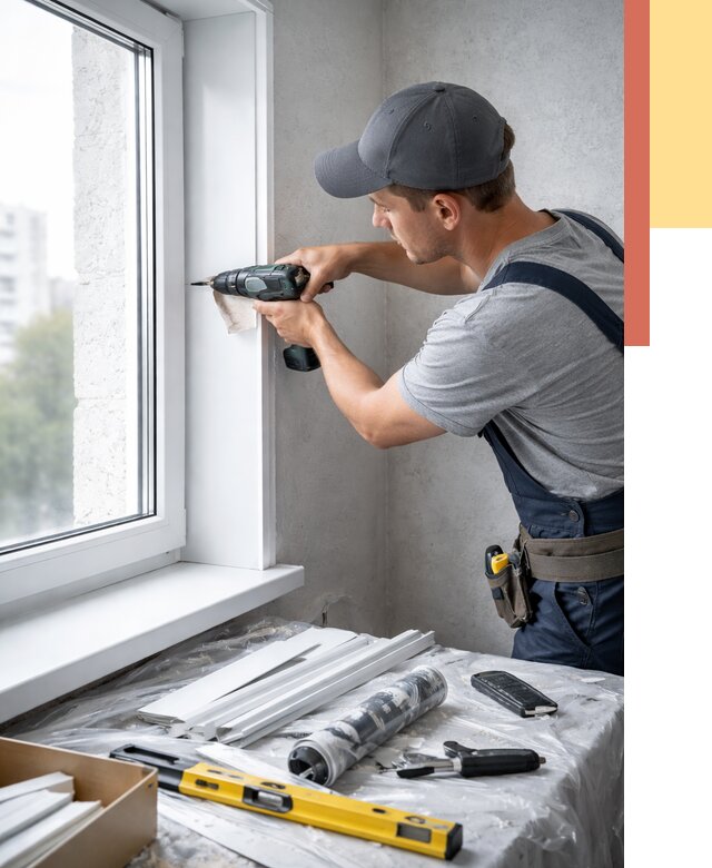 Установка пластиковых откосов в Ломоносове от 2305 руб. | ОТДЕЛОЧНИК-Лмн монтаж, быстро и недорого