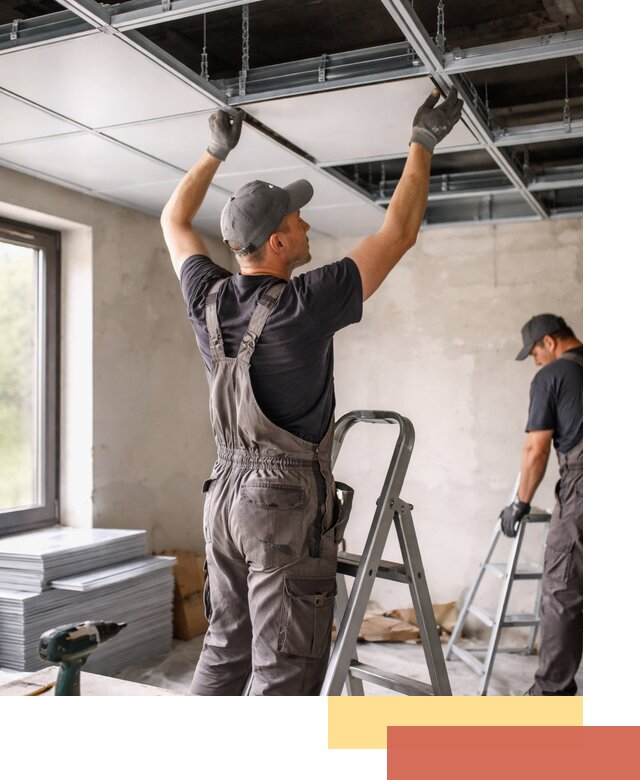 Монтаж кассетного потолка в Ломоносове качественно и быстро