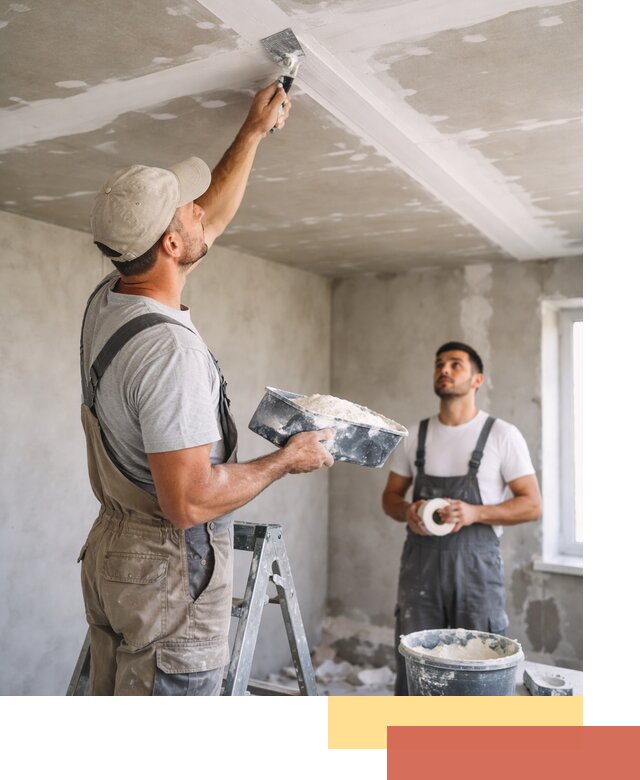 Обработка швов потолка ГКЛ в Ломоносове: качественная заделка и шпатлевка