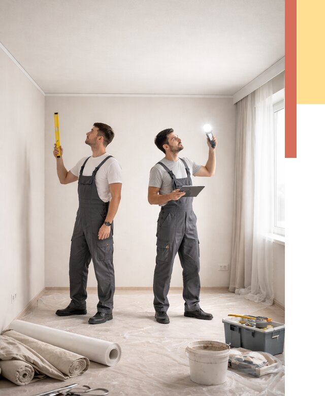 Отделка потолка в Ломоносове недорого от 768 руб/м2 | Услуги ОТДЕЛОЧНИК-Лмн