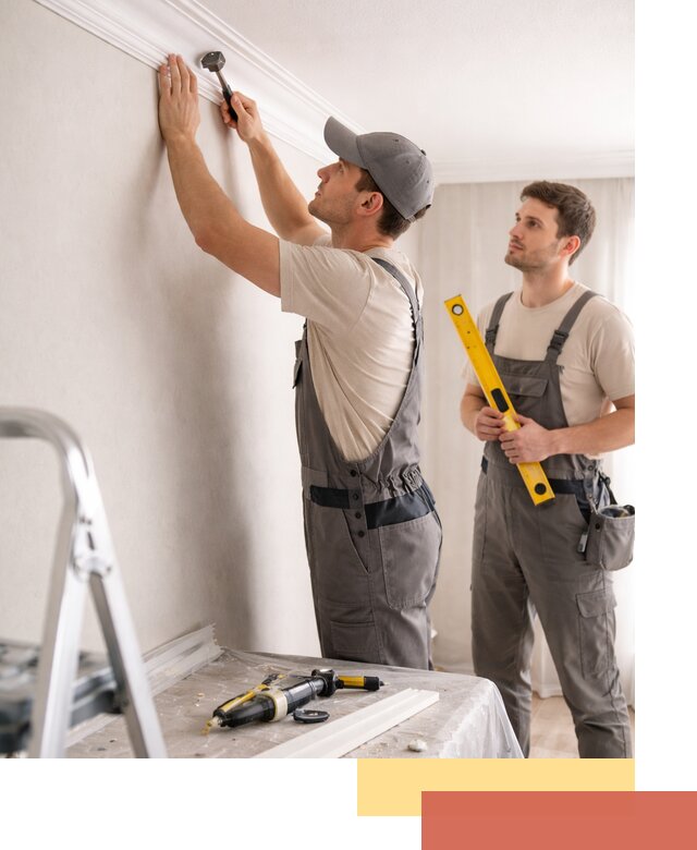 Монтаж потолочного плинтуса в Ломоносове качественно и быстро